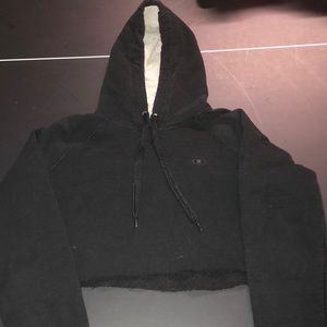 Champion crop hoodie